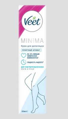 Купить veet minima (вит) крем для депиляции для чувствительной кожи, 200мл в Нижнем Новгороде