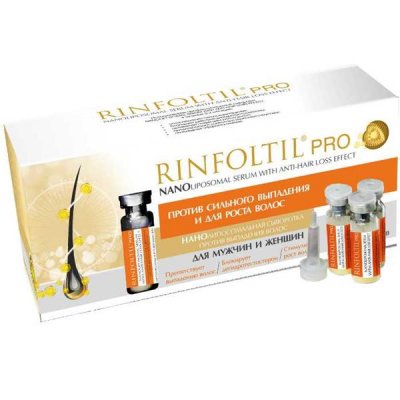 Купить rinfoltil (ринфолтил) про нанолипосомальная сыворотка против выпадения волос для женщин и мужчин, 30 шт в Нижнем Новгороде