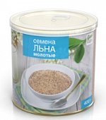 Купить семена льна молотые, пакет 400г бад в Нижнем Новгороде