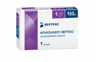 Купить флуконазол-вертекс, капсулы 150мг, 1 шт в Нижнем Новгороде