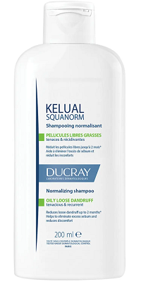 Ducray (Дюкрэ) kelual squanorm шампунь от жирной перхоти 200 мл