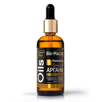 Золотой шелк Био-масла репейное и масло арганы 100 мл
