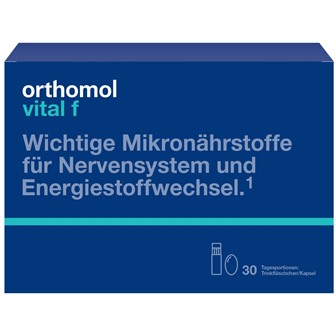 Купить orthomol vital f (ортомол витал ф), двойное саше (жидкость 20мл+капсула), 30 шт бад в Нижнем Новгороде