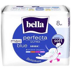 Купить белла (bella) прокладки perfecta ultra maxi blue 8шт в Нижнем Новгороде