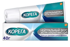 Купить корега крем для фиксации зубных протезов нейтральный вкус 40мл в Нижнем Новгороде