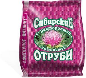 Купить отруби сибирские пшеничные с расторопшей, 200г в Нижнем Новгороде