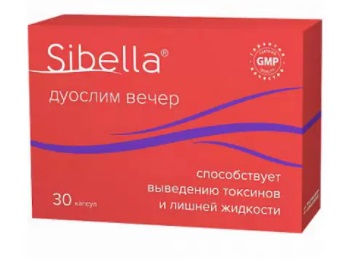 Купить sibella (сибелла) дуослим вечер, капсулы 300мг, 30 шт бад в Нижнем Новгороде