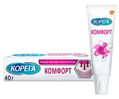 Купить корега крем для фиксации зубных протезов комфорт 40мл в Нижнем Новгороде