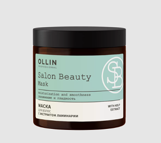 Ollin Prof Salon Beauty (Оллин) маска для волос с экстрактом ламинарии, 500 мл