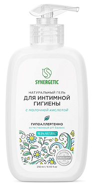 Синергетик (Synergetic) гель для интимной гигиены натуральный, 250мл
