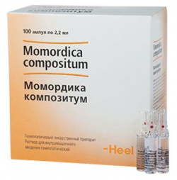 Купить момордика композитум, раствор для внутримышечного введения гомеопатический 2,2мл, ампулы 100шт в Нижнем Новгороде