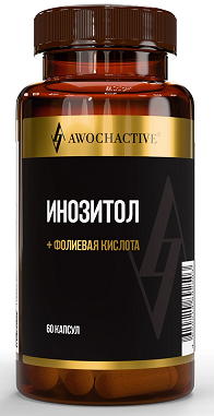 Awochactive (Авочактив) инозитол+фолиевая кислота, капсулы 60шт БАД