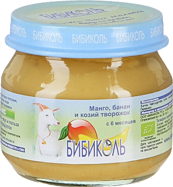 Купить бибиколь пюре манго/банан/козий творожок 80г в Нижнем Новгороде