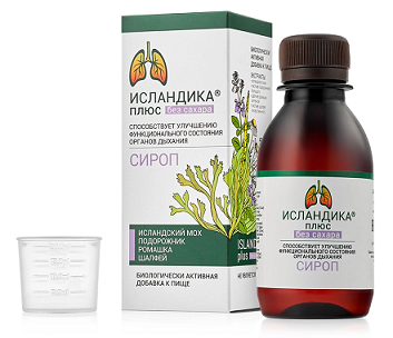 Исландика Плюс без сахара, жидкость флакон 140мл БАД