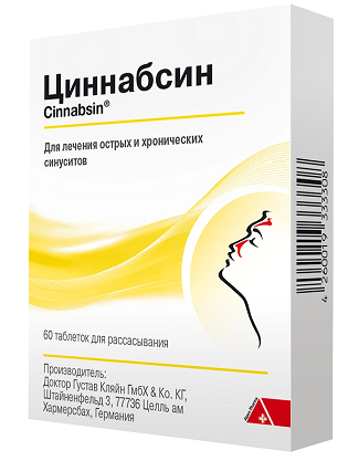 Циннабсин, таблетки для рассасывания гомеопатические, 60 шт