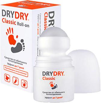 Купить драйдрай (dry dry) классик ролл-он дезодорант-антиперспирант от обильного потоотделения 35 мл в Нижнем Новгороде
