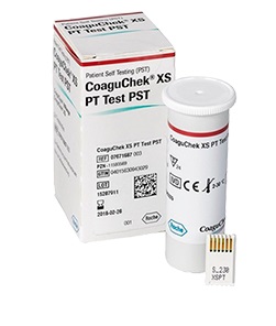 Тест-полоски для самоконтроля протромбинового времени CouguChek XS РТ Test PST (КоагуЧек) 24 шт
