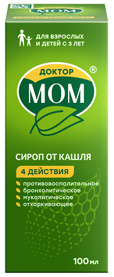Доктор Мом сироп, флакон 100мл