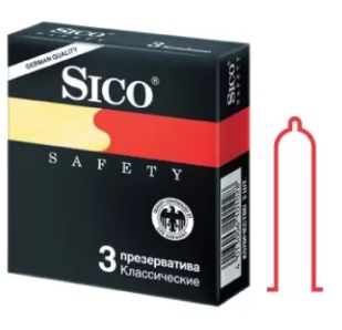 Купить sico (сико) презервативы safety классические 3шт в Нижнем Новгороде