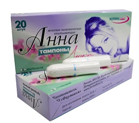 Тампоны Анна Люкс нормал, 20 шт