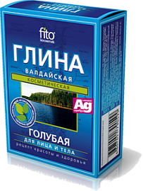 Купить фитокосметик глина валдайская сухая голубая 100г в Нижнем Новгороде