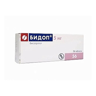 Бидоп, таблетки 5мг, 56 шт
