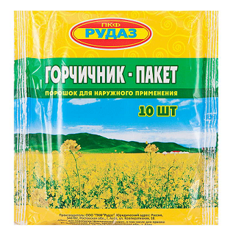 Пакеты горчичные Классические, 10 шт