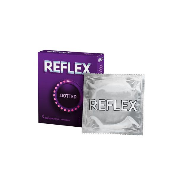 Рефлекс (Reflex) презервативы Dotted 3 шт купить дешево в Нижнем Новгороде ...