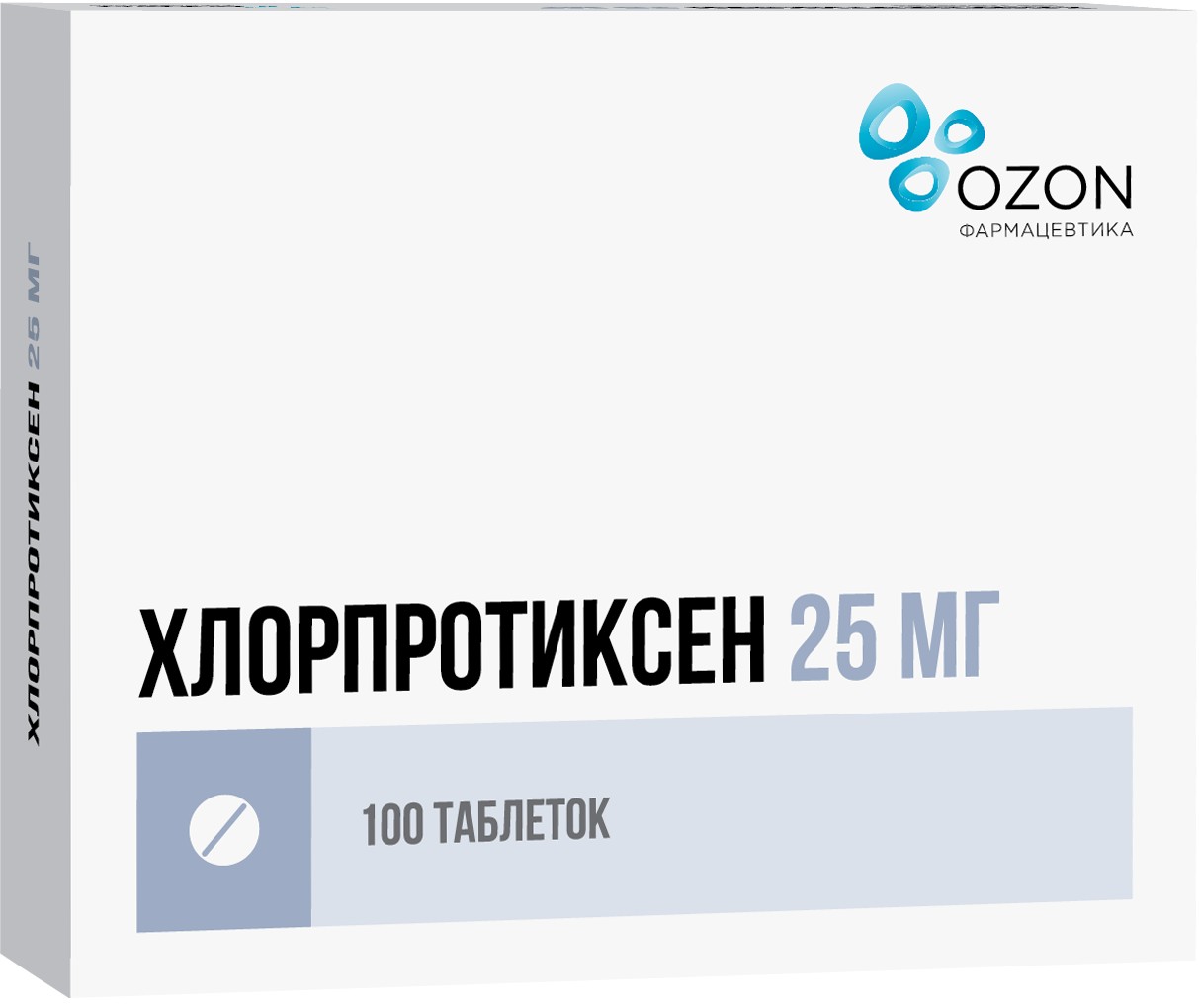 Хлорпротиксен, таблетки, покрытые пленочной оболочкой 25мг, 100 шт купить в  интернет-аптеке в Нижнем Новгороде от 778 руб.