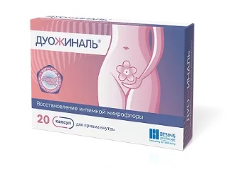 Дуожиналь, капсулы для приема внутрь, 20 шт БАД
