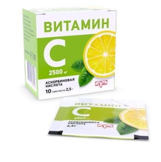 Купить витамин с аскорбиновая кислота, порошок в пакетах 2,5г, 10 шт бад в Нижнем Новгороде