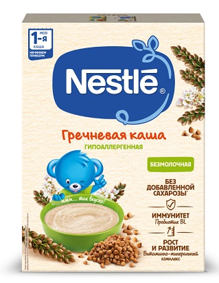 Nestle (Нестле) каша безмолочная гречневая гипоаллергенная, 200г