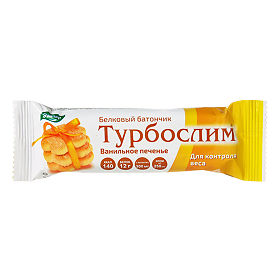 Купить турбослим, батончик белковый для контроля веса ванильное печенье 50г в Нижнем Новгороде