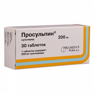 Купить просульпин, таблетки 200мг, 30 шт в Нижнем Новгороде