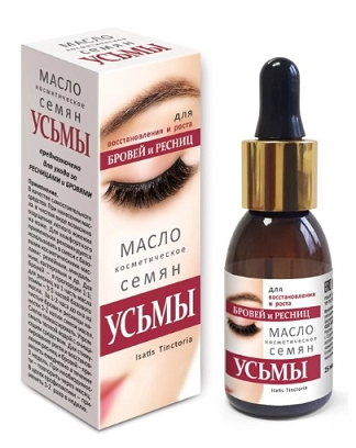 Масло семян Усьмы для бровей и ресниц, 25 мл