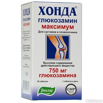 Купить хонда глюкозамин максимум, таблетки 1300мг, 30шт бад в Нижнем Новгороде