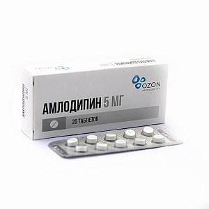 Купить амлодипин, таблетки 5мг, 20 шт в Нижнем Новгороде