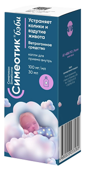 Симеотик Бэби, капли для приема внутрь 100 мг/мл, флакон 30 мл