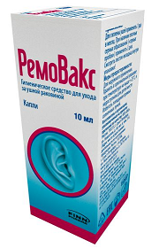 Ремовакс, гигиеническое средство для ухода за ушной раковиной, 10мл