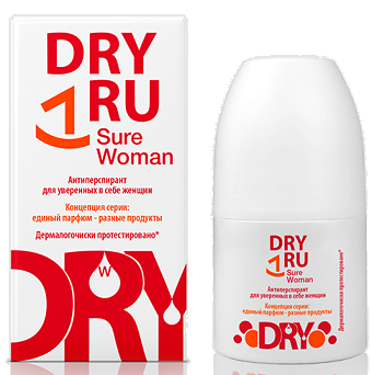 Драй Ру (Dry RU) Sure Woman антиперспирант для уверенных в себе женщин, 50мл