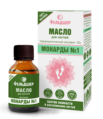 Фельдшер масло для ногтей экстракт монарды против ломкости и расслаивания ногтей, 25мл 