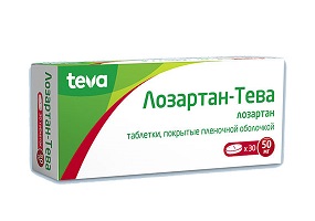 Купить лозартан-тева, таблетки, покрытые пленочной оболочкой 50мг, 30 шт в Нижнем Новгороде