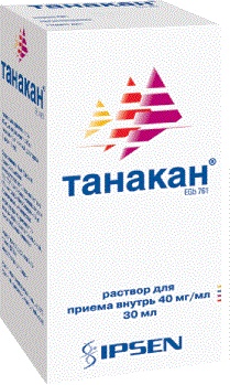 Купить танакан, раствор для приема внутрь 40мг/мл, флакон 30мл в Нижнем Новгороде