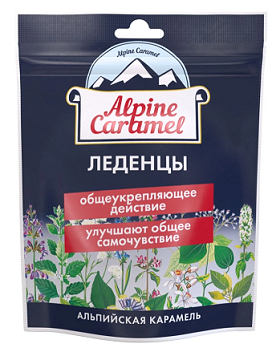 Alpine Caramel (Альпийская карамель) леденцы, 75г БАД