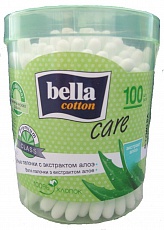 Купить bella cotton (белла) ватные палочки с экстрактом алоэ 100 шт в Нижнем Новгороде