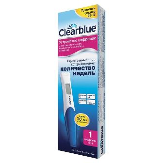 Купить тест для определения беременности clearblue (клиаблу) цифровой, 1 шт в Нижнем Новгороде