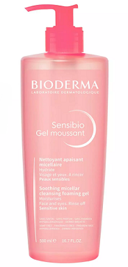 Bioderma Sensibio (Биодерма Сенсибио) Гель-мусс для лица очищающий 500мл