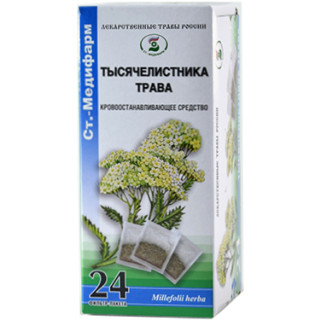 Тысячелистника трава, фильтр-пакеты 1,5г, 24 шт
