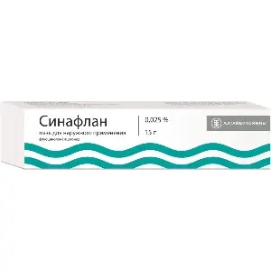 Синафлан, мазь для наружного применения 0,025%, 15г