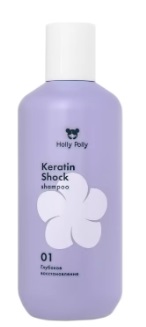 Купить holly polly (холли полли) keratin shock шампунь для волос восстанавливающий, 250мл в Нижнем Новгороде
